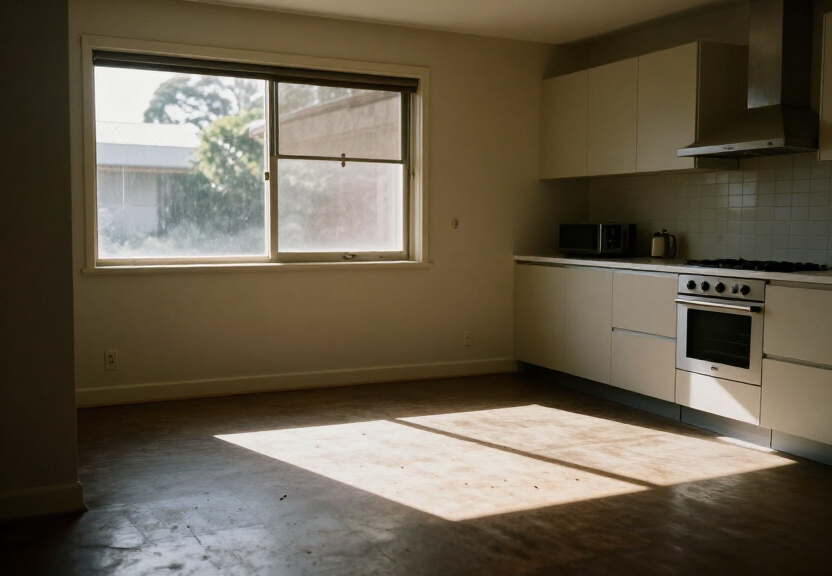 Clean, sanitised kitchen cupboard after rodent removal in Croydon Park